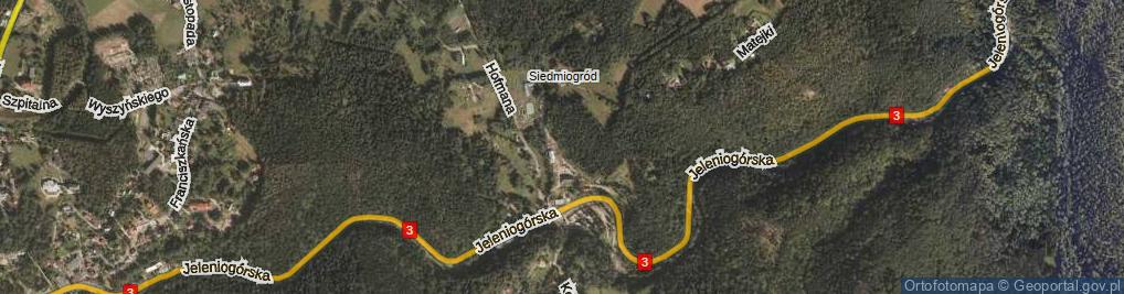 Zdjęcie satelitarne Brzozowa ul.